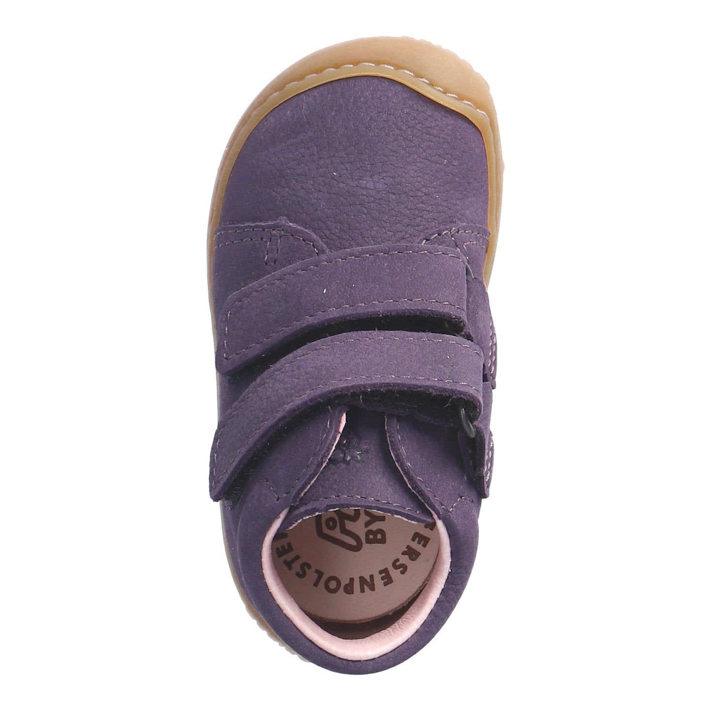 Chrisy Blackberry Nubuk Leather Soft Sole First Shoe
