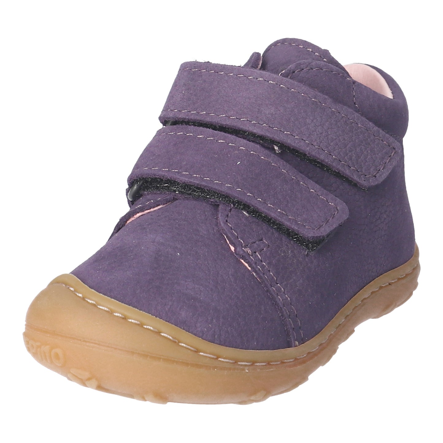 Chrisy Blackberry Nubuk Leather Soft Sole First Shoe