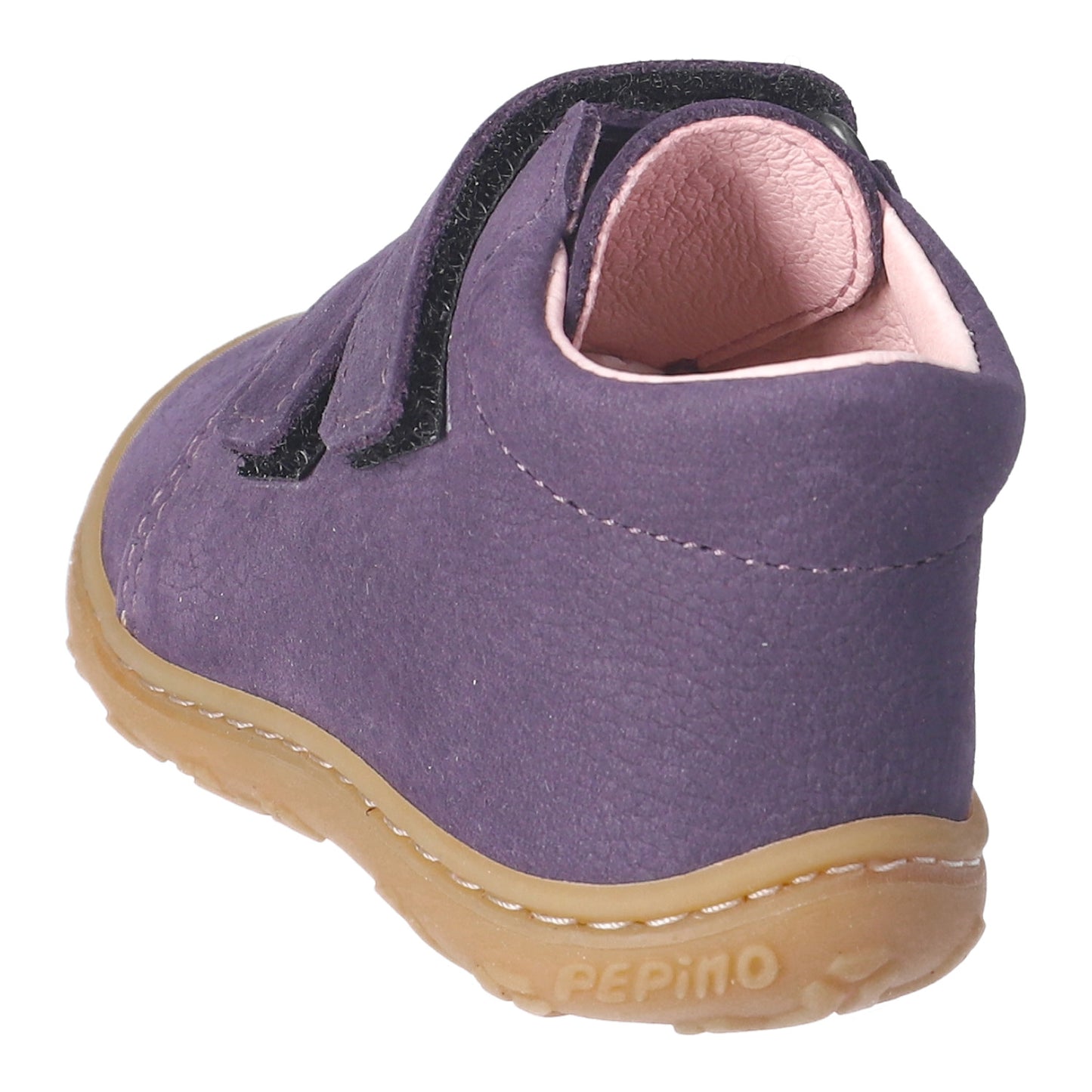 Chrisy Blackberry Nubuk Leather Soft Sole First Shoe