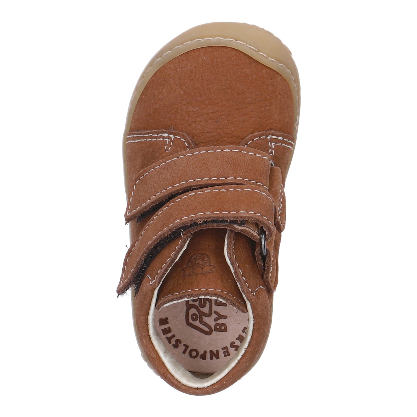 Chrisy Curry Brown Nubuk Leather Soft Sole First Shoe