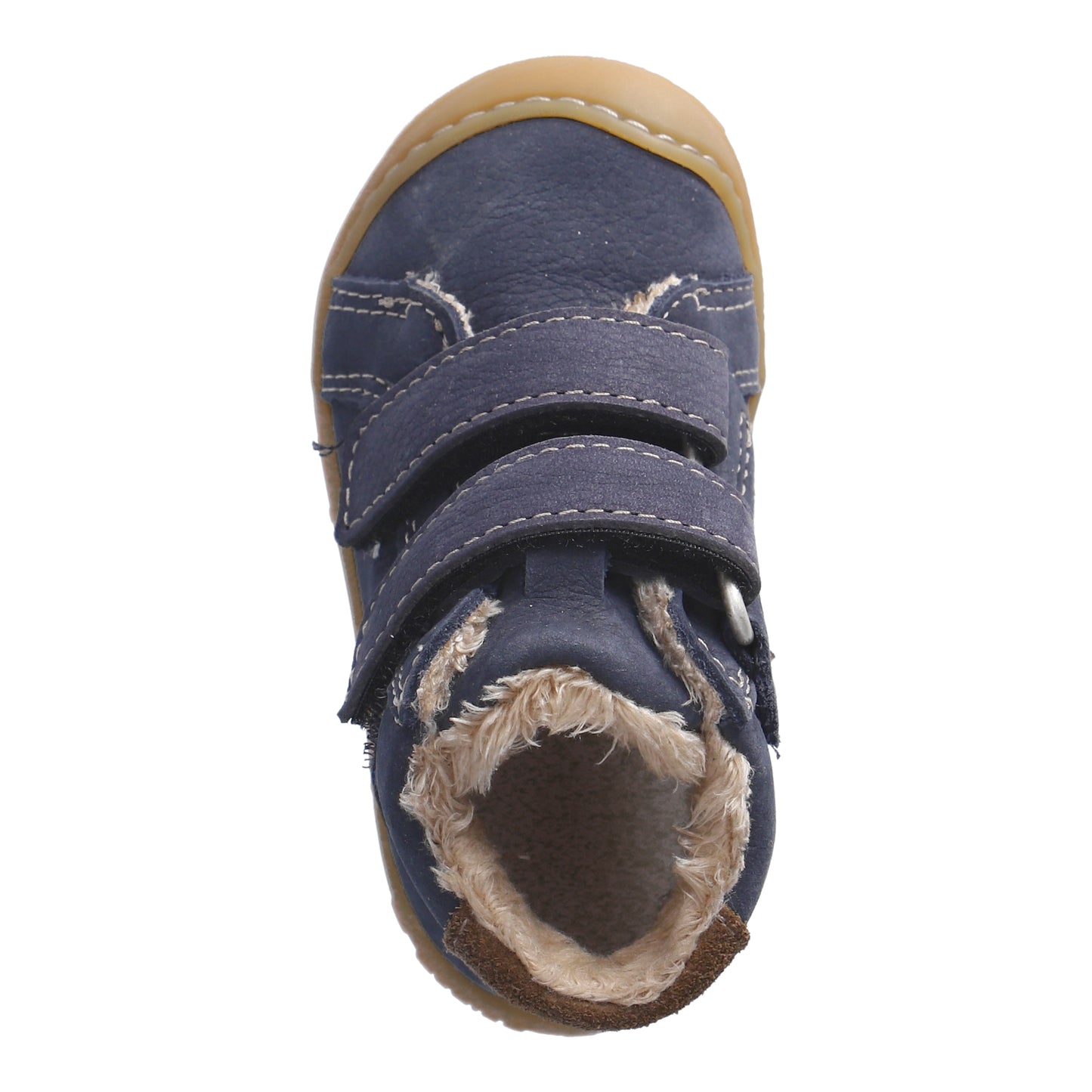 Gedo Warm Lined Navy Nubuk Leather Boot