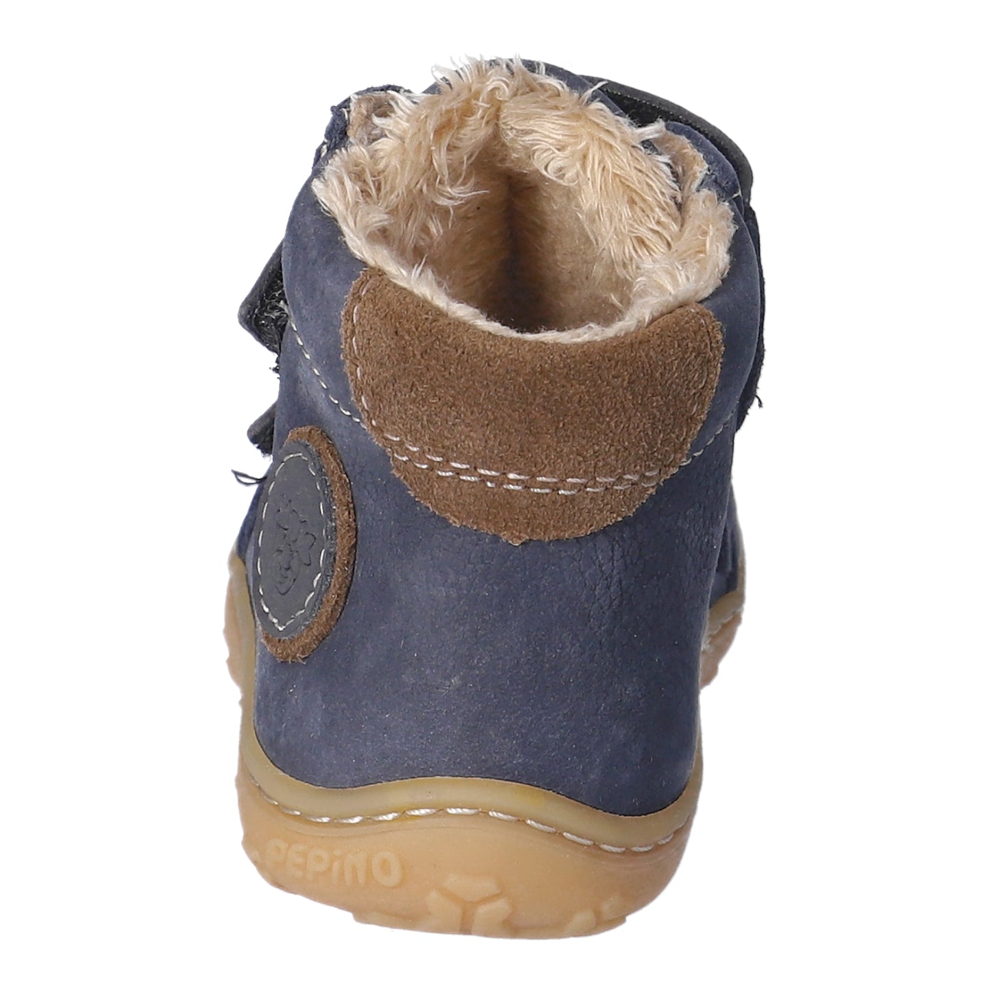 Gedo Warm Lined Navy Nubuk Leather Boot