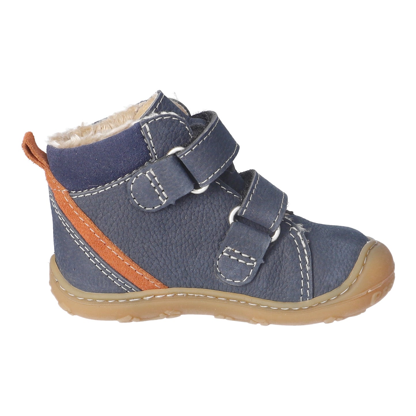 Gino Navy/Rust Warm Lined Boot