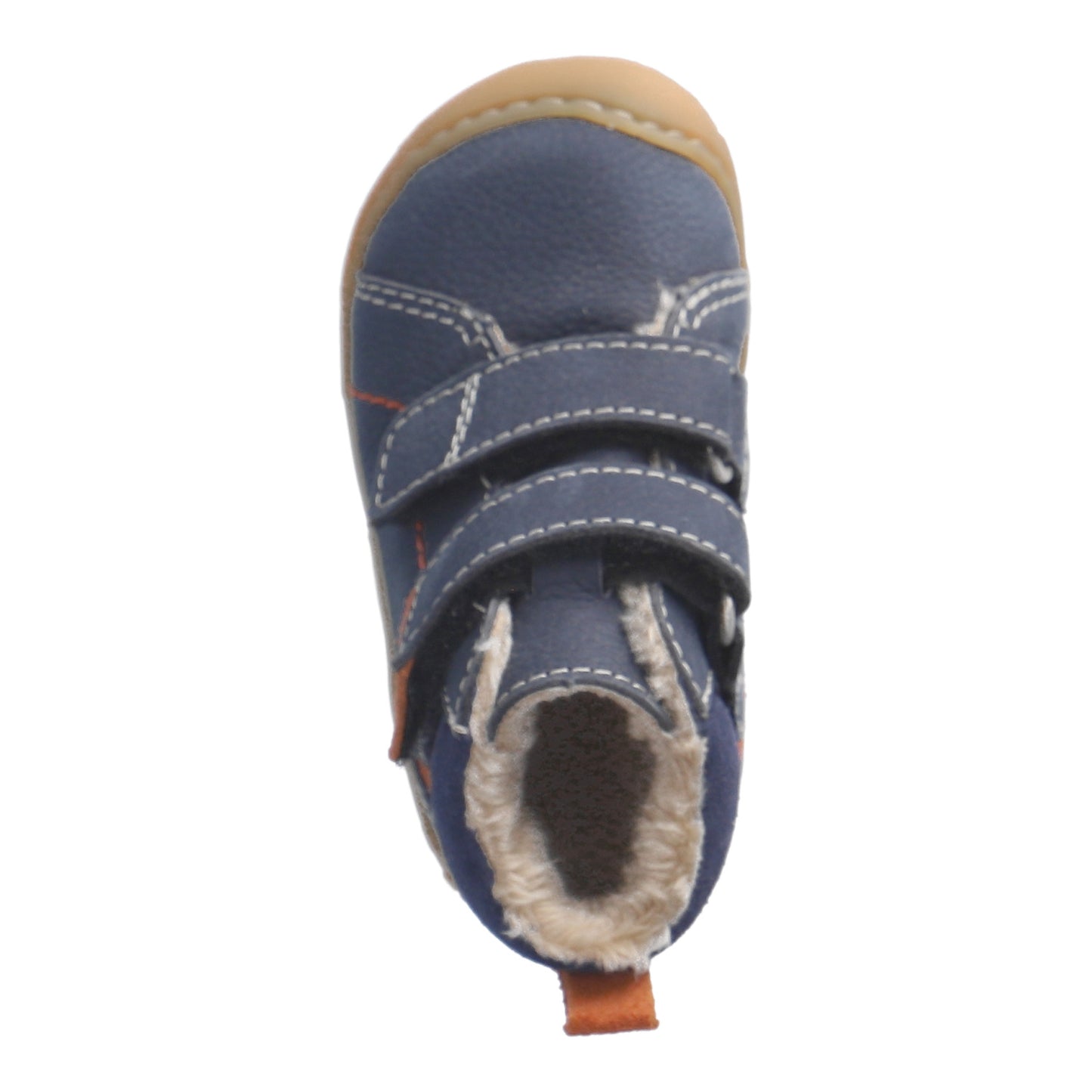Gino Navy/Rust Warm Lined Boot