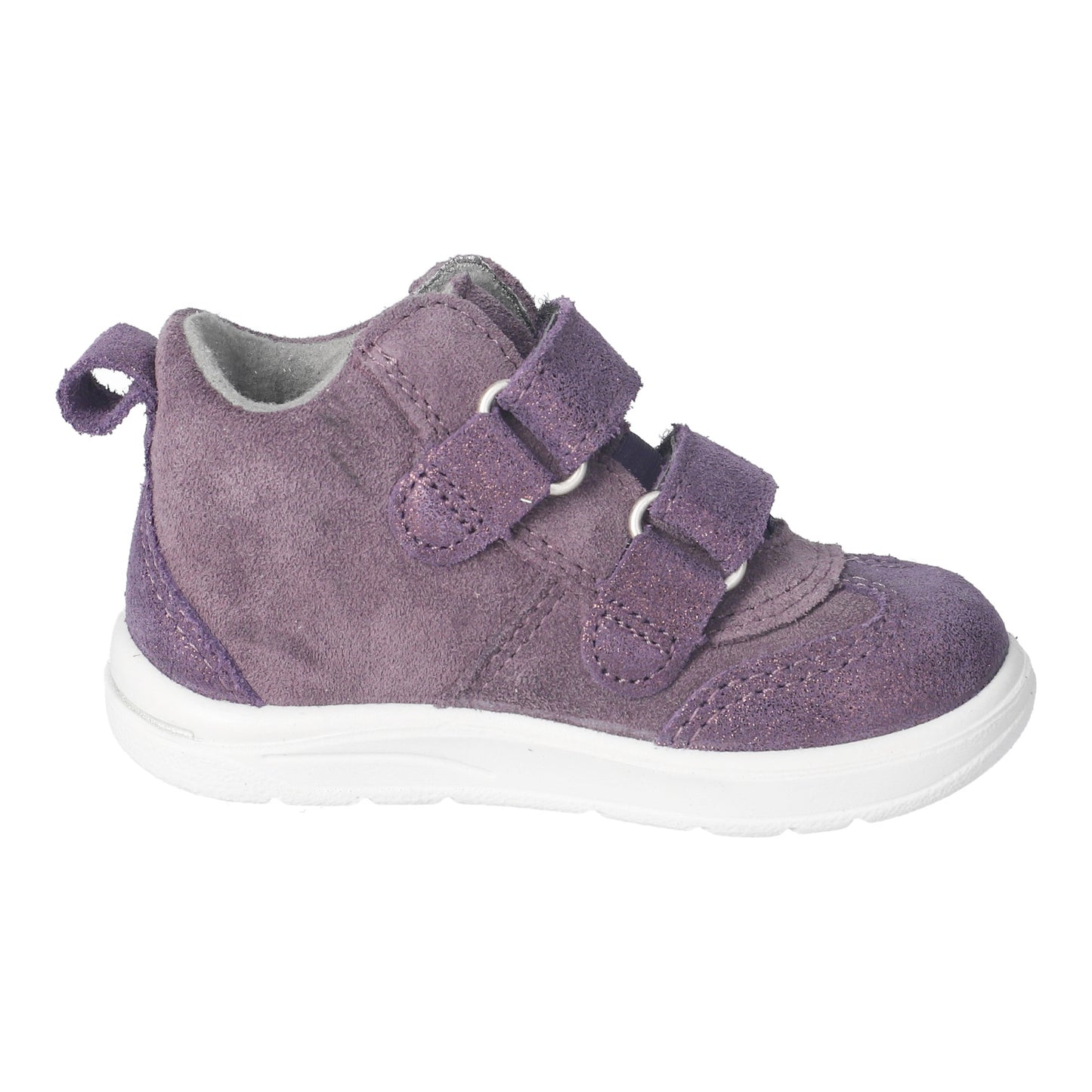 Laila Dark Purple Shine Leather Waterproof Boot