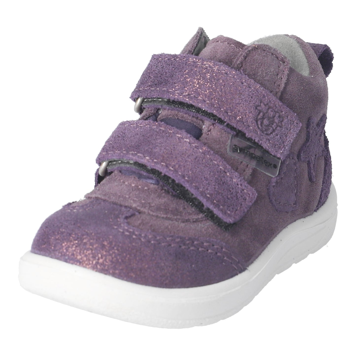 Laila Dark Purple Shine Leather Waterproof Boot