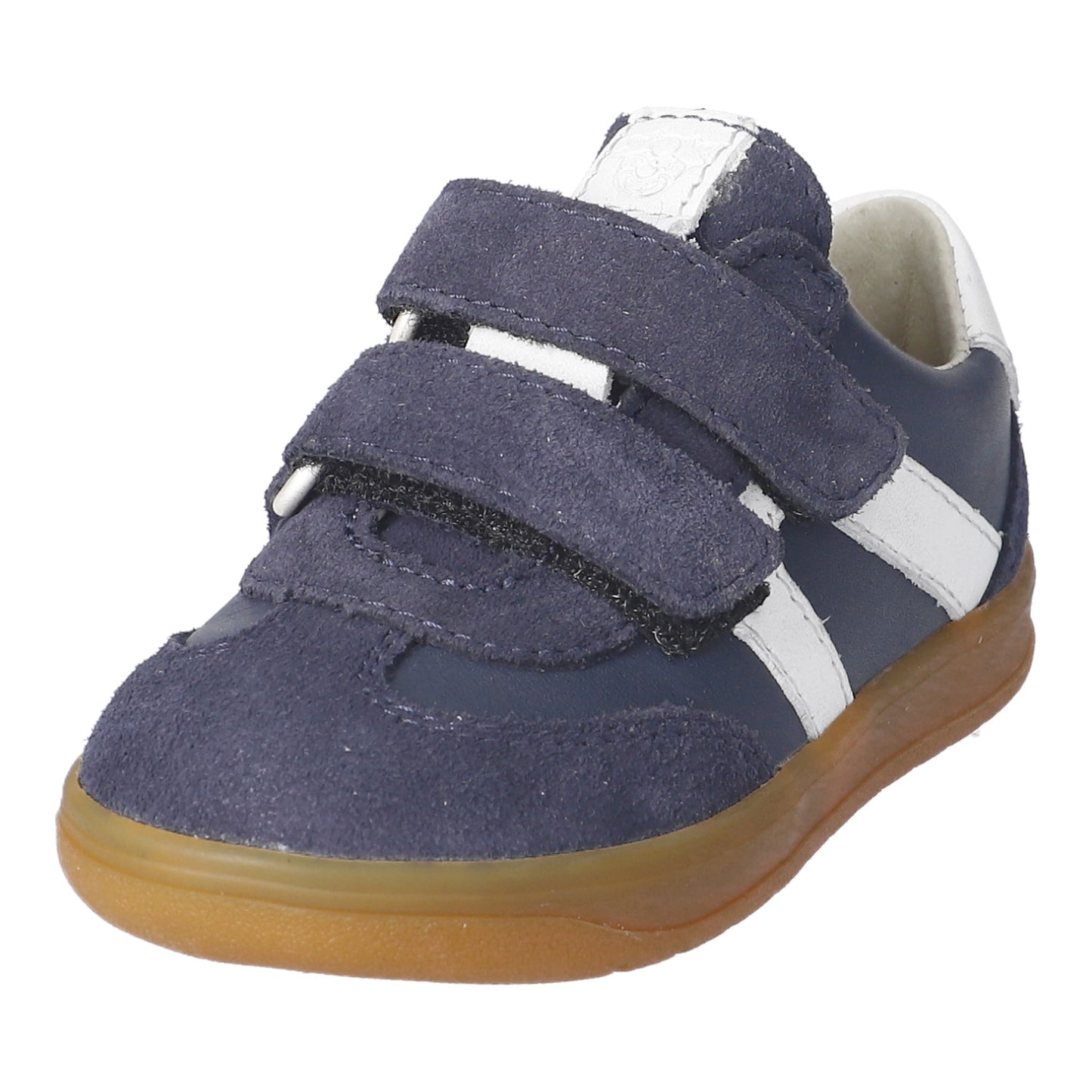 Dakota Navy And White Suede And Leather Sneaker Style Shoe