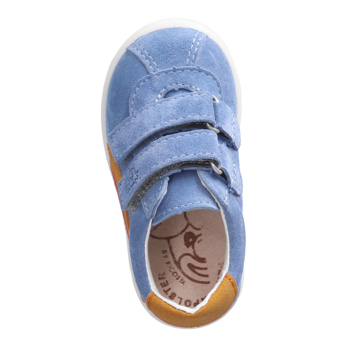 Lenno Pale Blue Leather Sneaker Shoe