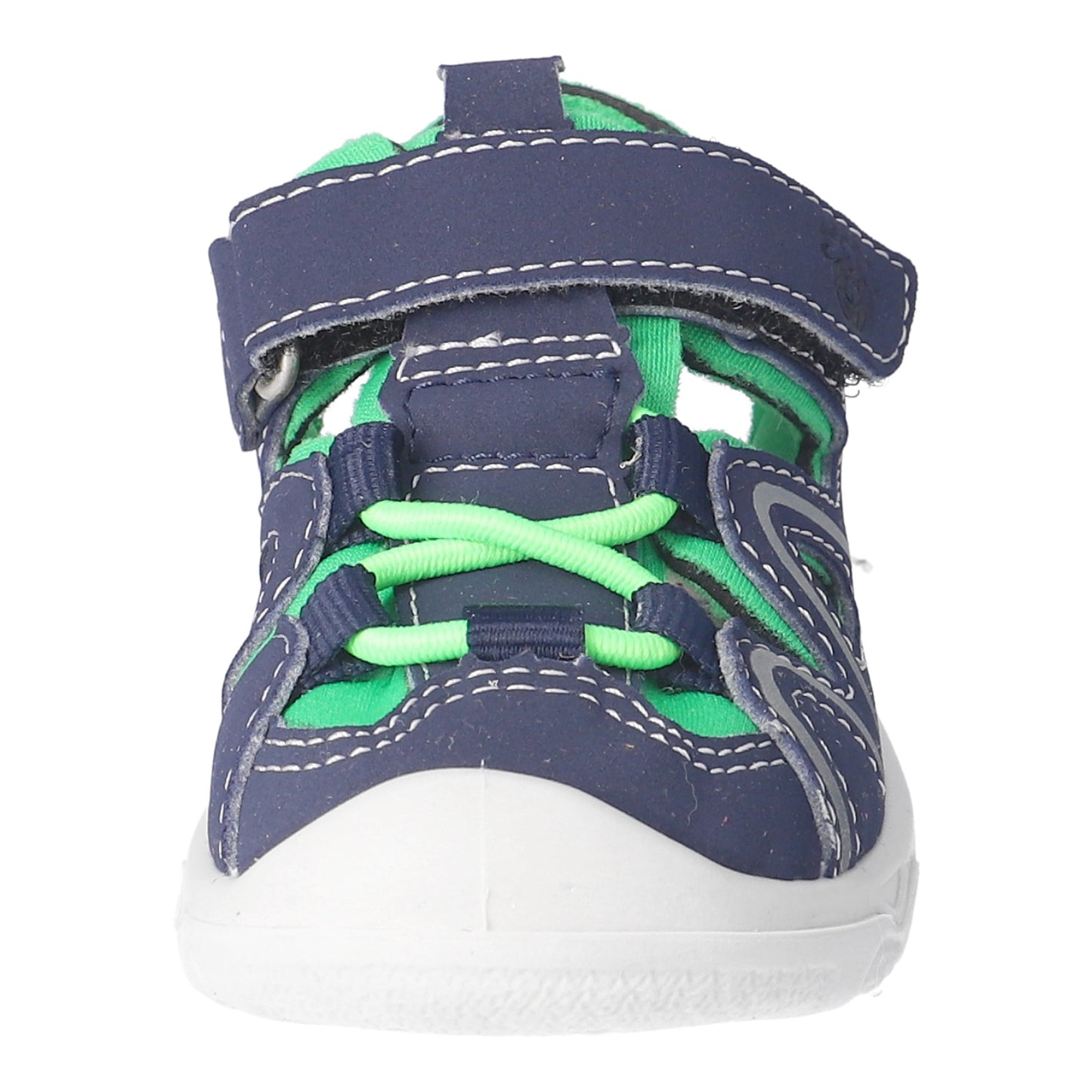 Gary Watersafe Washable Boys Sandal In Navy And Green