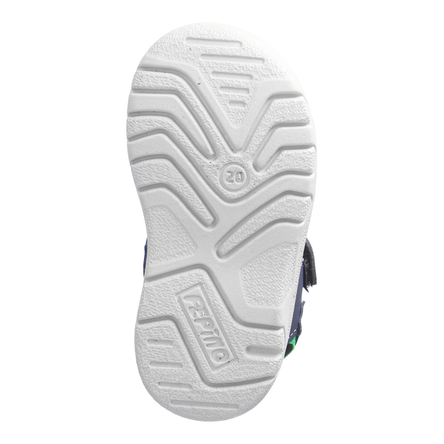 Gary Watersafe Washable Boys Sandal In Navy And Green