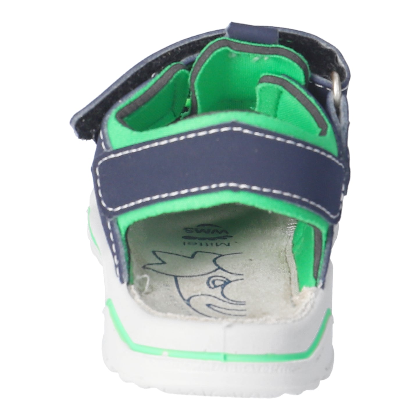 Gery Watersafe Boys Sandal in Navy and Green