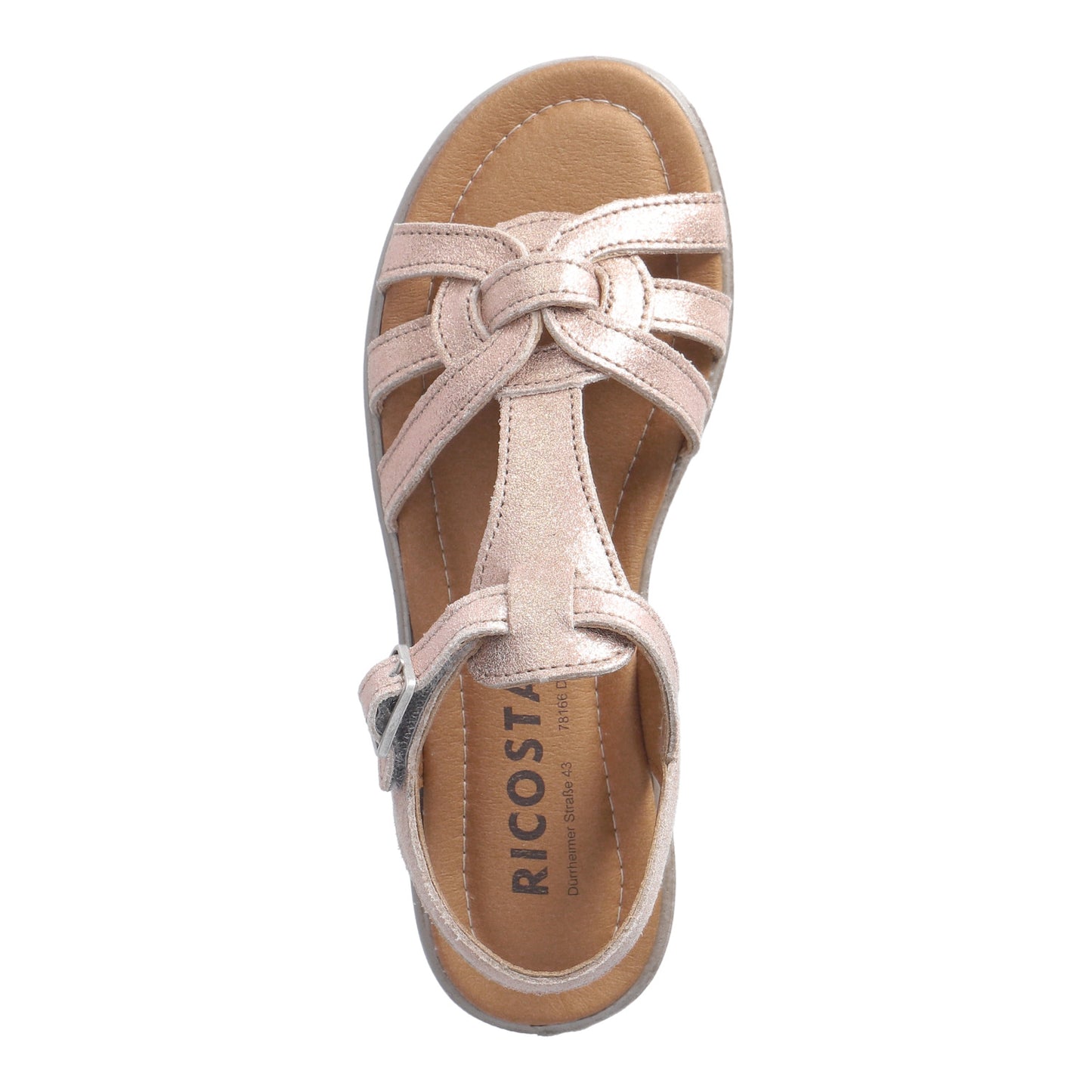 Birte Bronze Soft Shine Leather Sandal