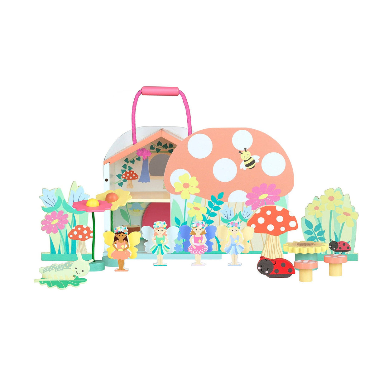 Wooden Fairy House Play Set