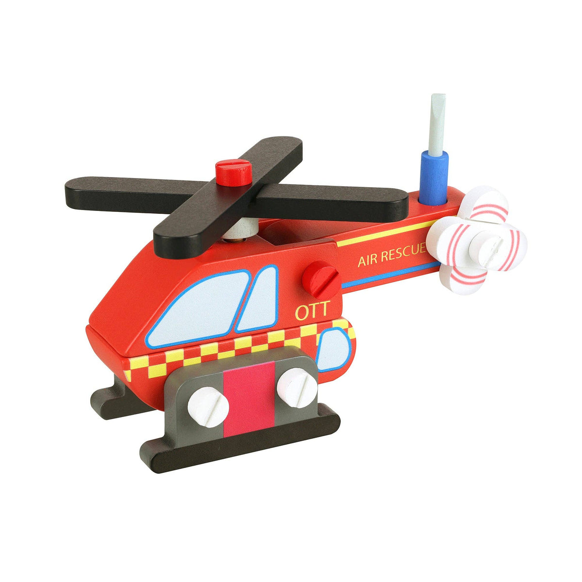 Buildable Wooden Helicopter