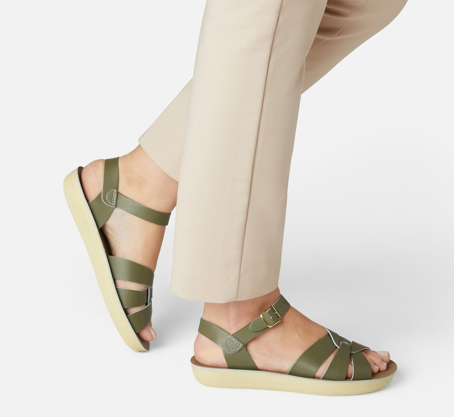 Swimmer Adult Olive Sandal