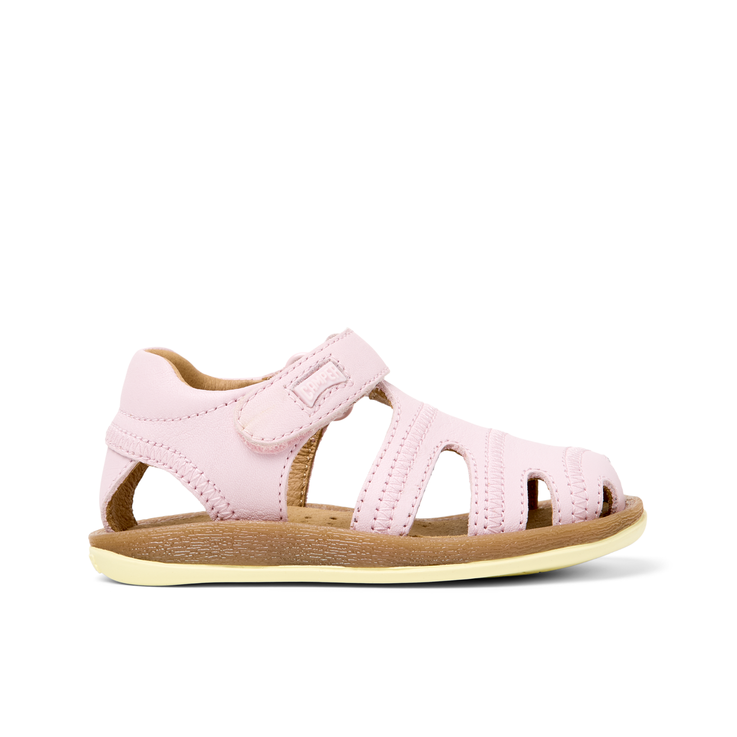 Bicho Pink Leather Fisherman Style First Walker Sandal