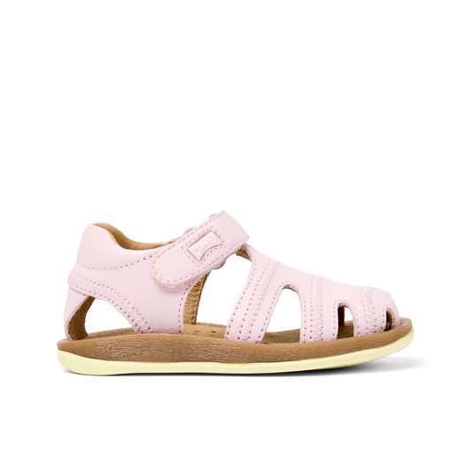 Bicho Pink Leather Fisherman Style First Walker Sandal