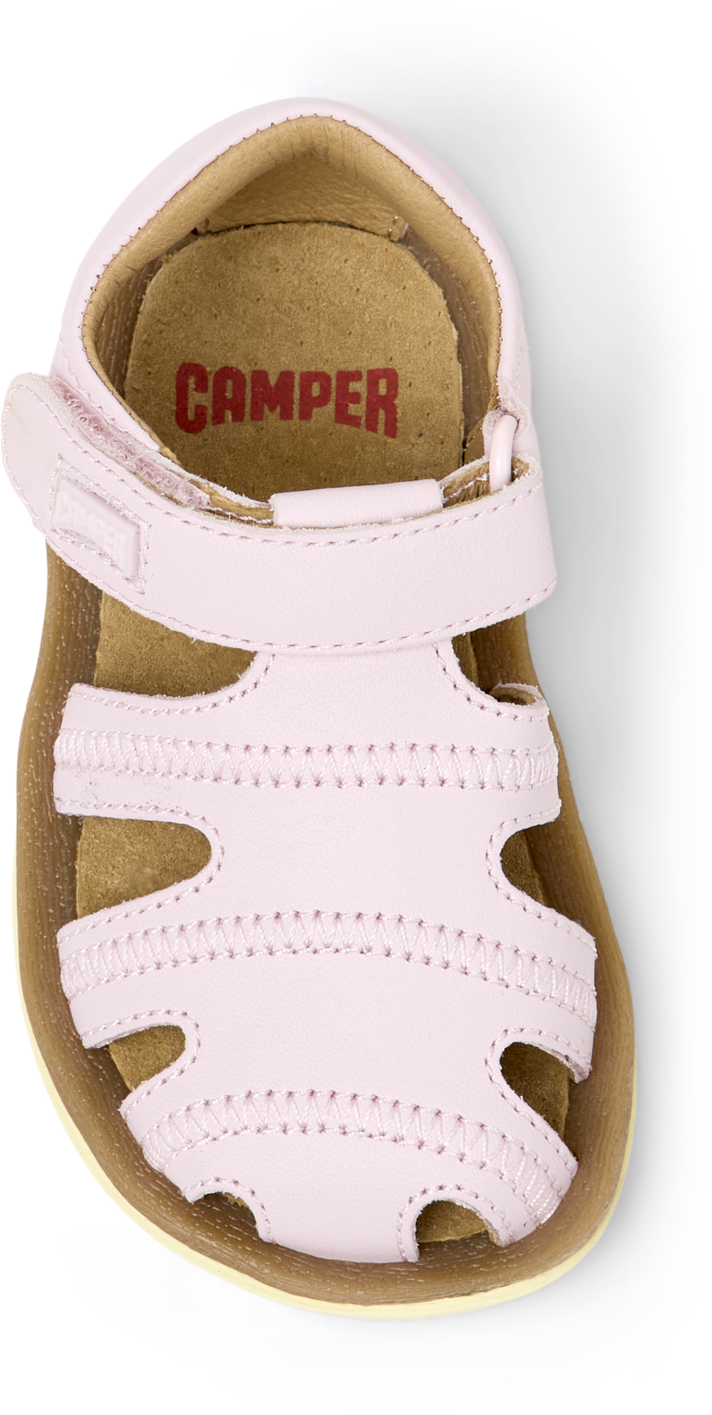 Bicho Pink Leather Fisherman Style First Walker Sandal