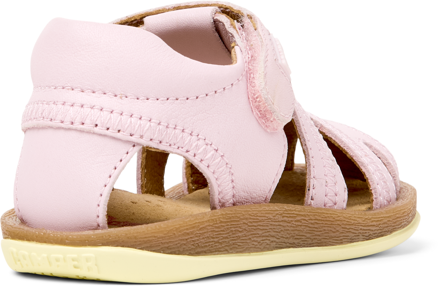 Bicho Pink Leather Fisherman Style First Walker Sandal