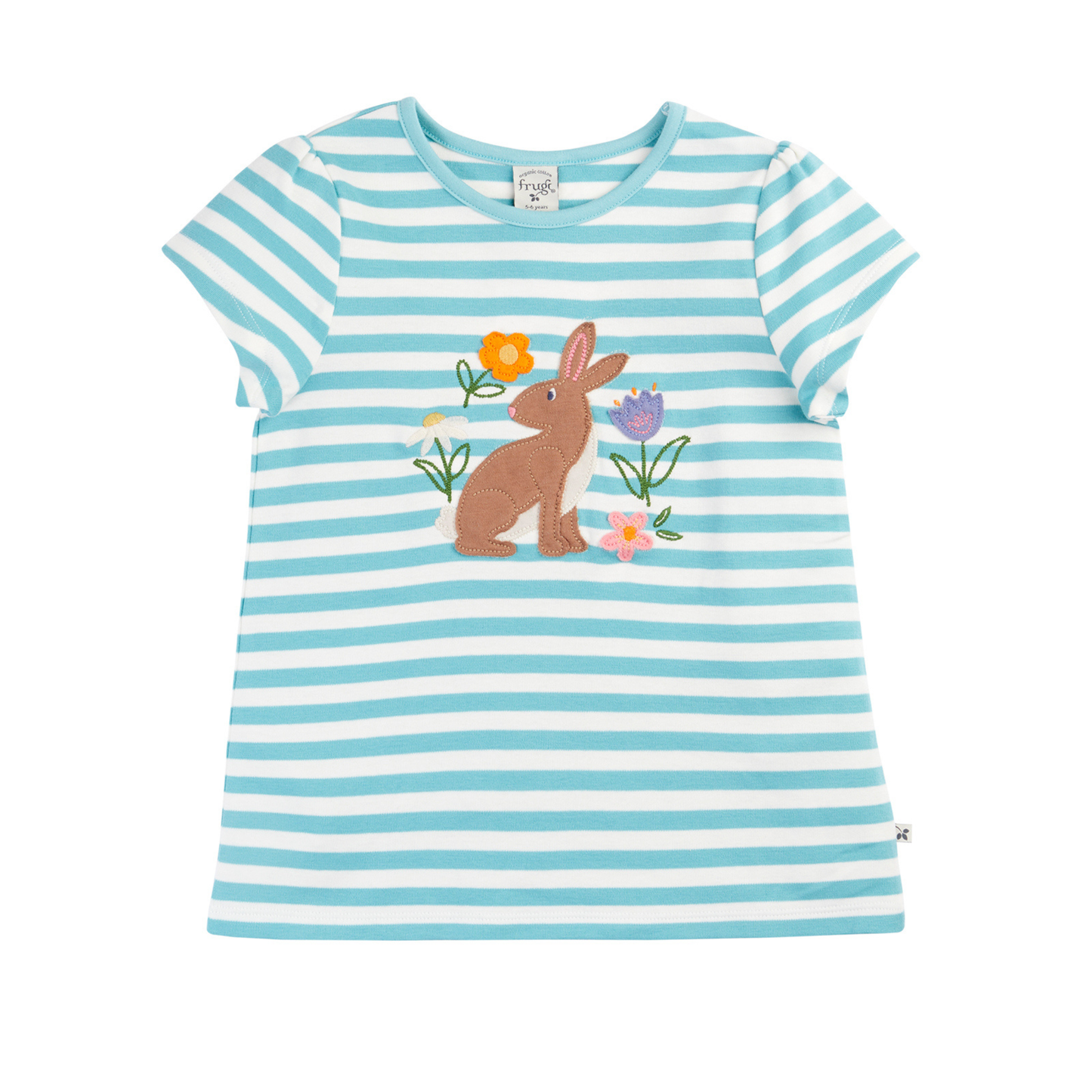 Lindsey T-Shirt Blue Stripe Rabbit