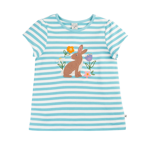 Lindsey T-Shirt Blue Stripe Rabbit