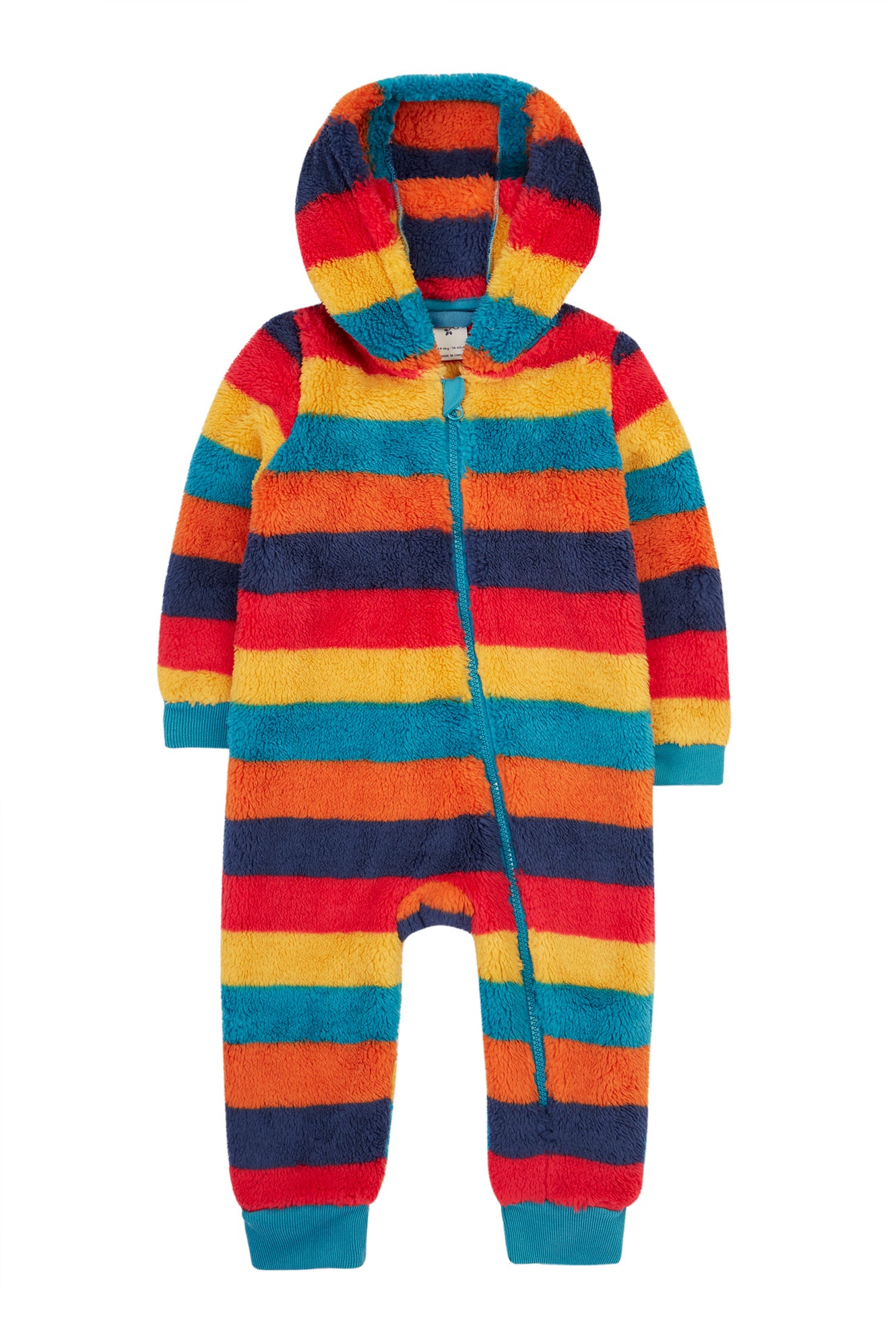 Cosy Ted Sunuggle Suit Autumn Stripes