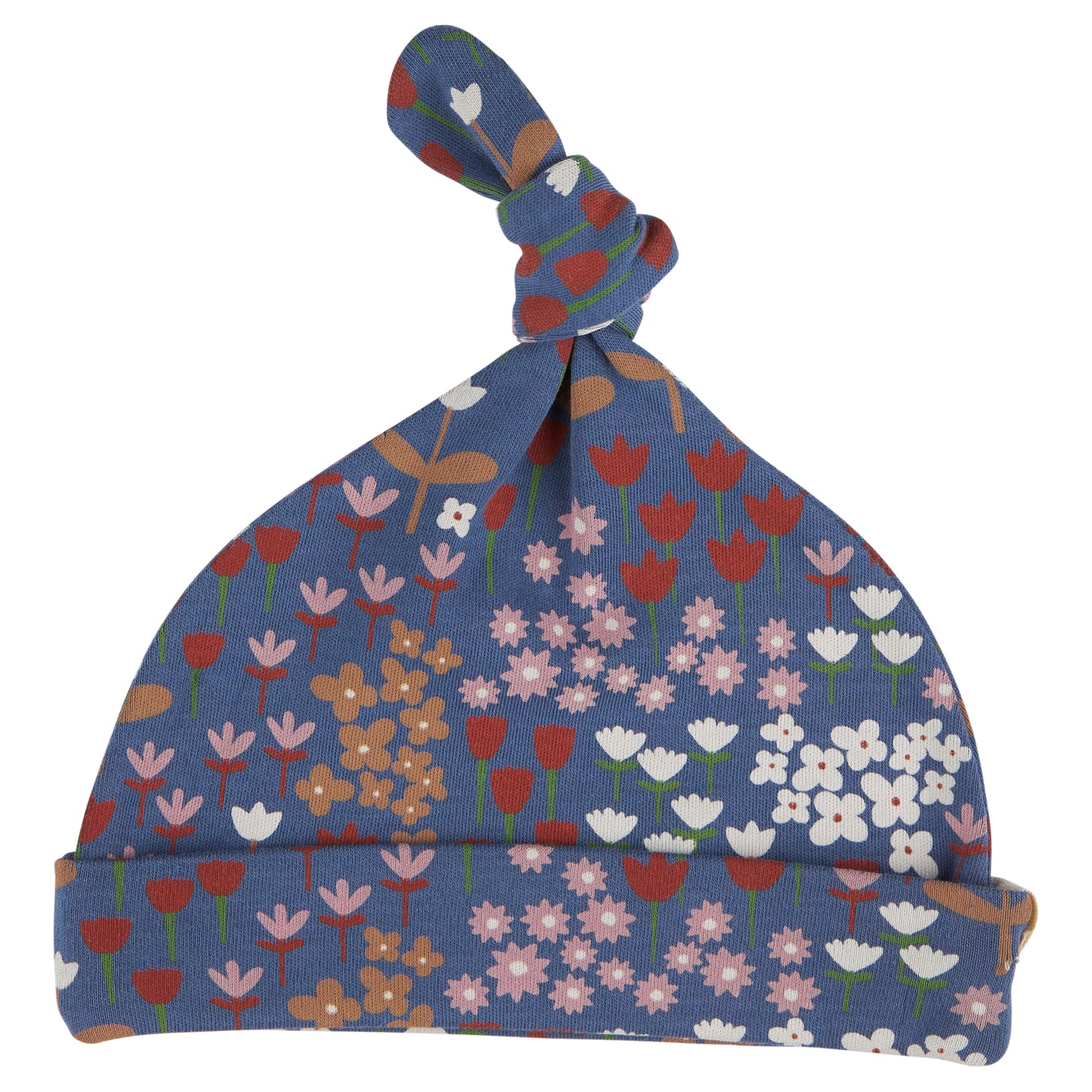 Knotted Hat Meadow Night Blue