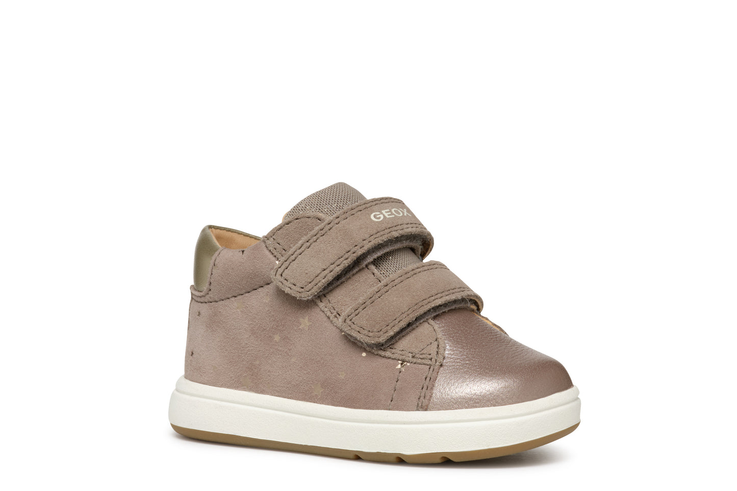 Biglia Baby Girl's Dark Beige/Platinum Leather Shoe