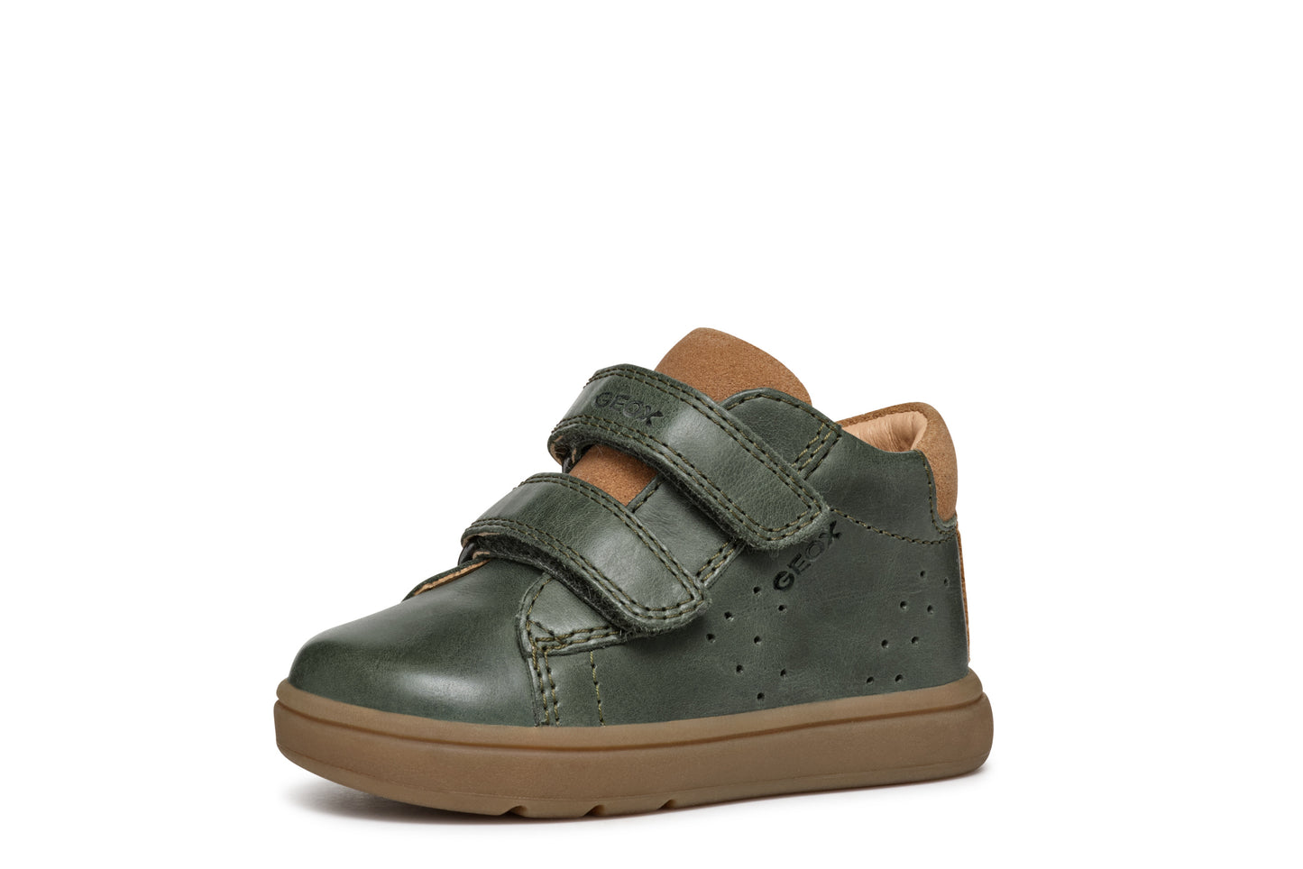 Biglia Baby Boys Dark Green Leather Shoe