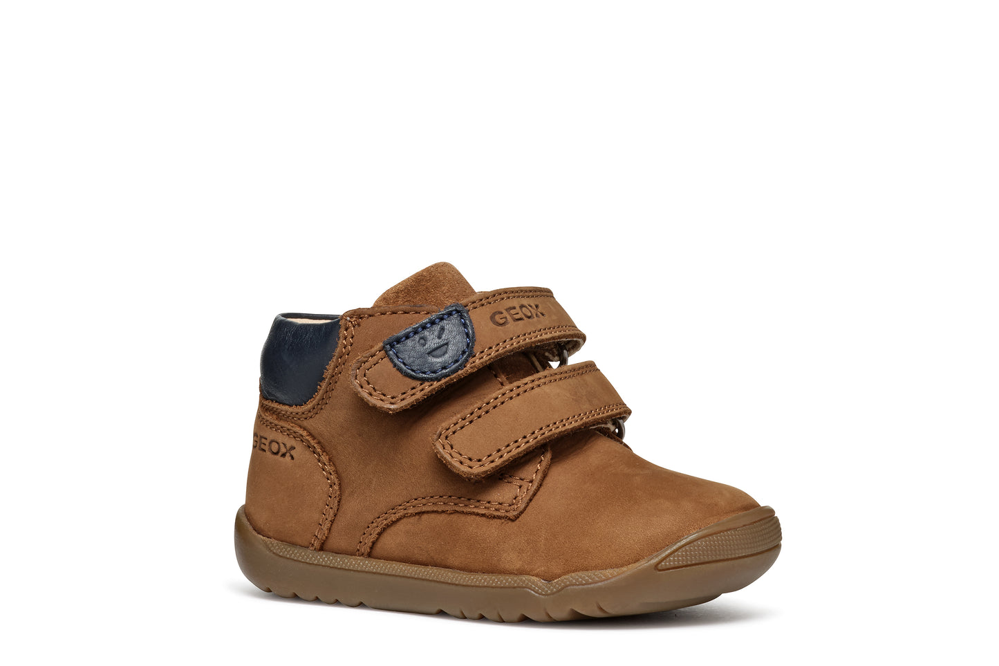 Baby Macchia Whisky Brown Nubuk Leather First Shoe