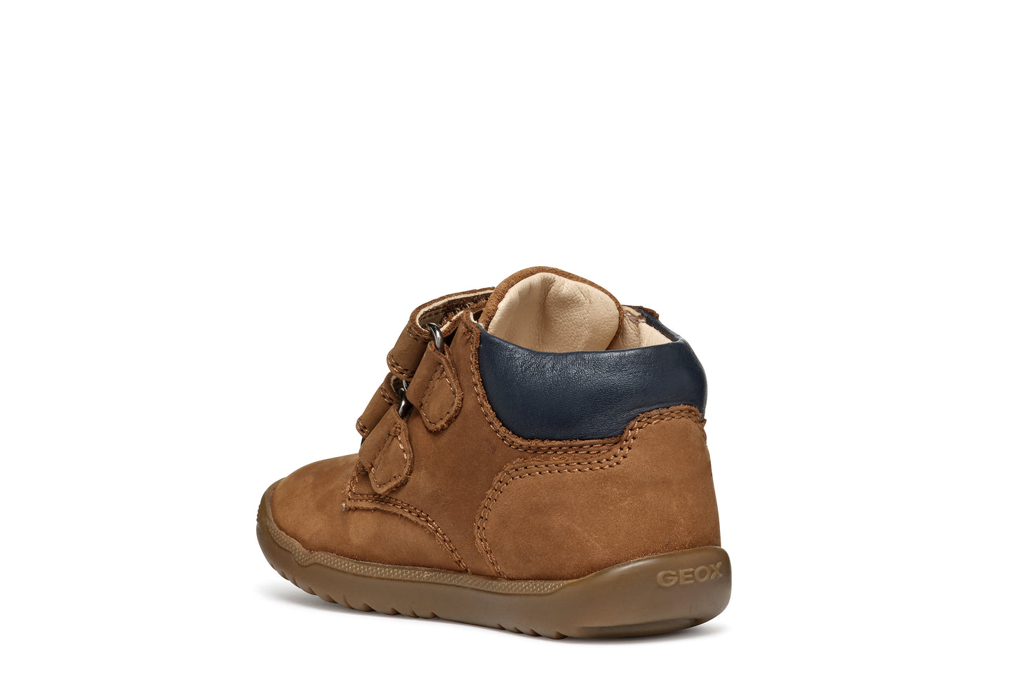 Baby Macchia Whisky Brown Nubuk Leather First Shoe