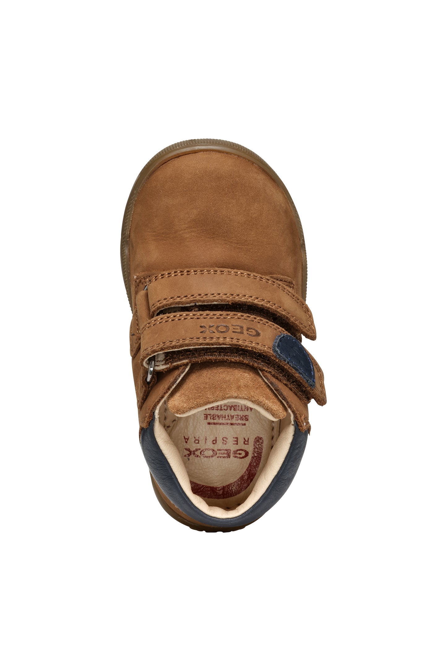 Baby Macchia Whisky Brown Nubuk Leather First Shoe