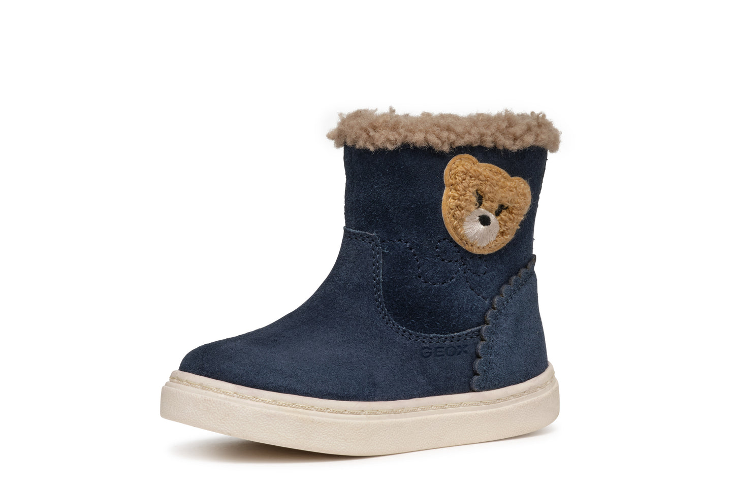 Baby Nashik Navy Suede Warm Lined Boot