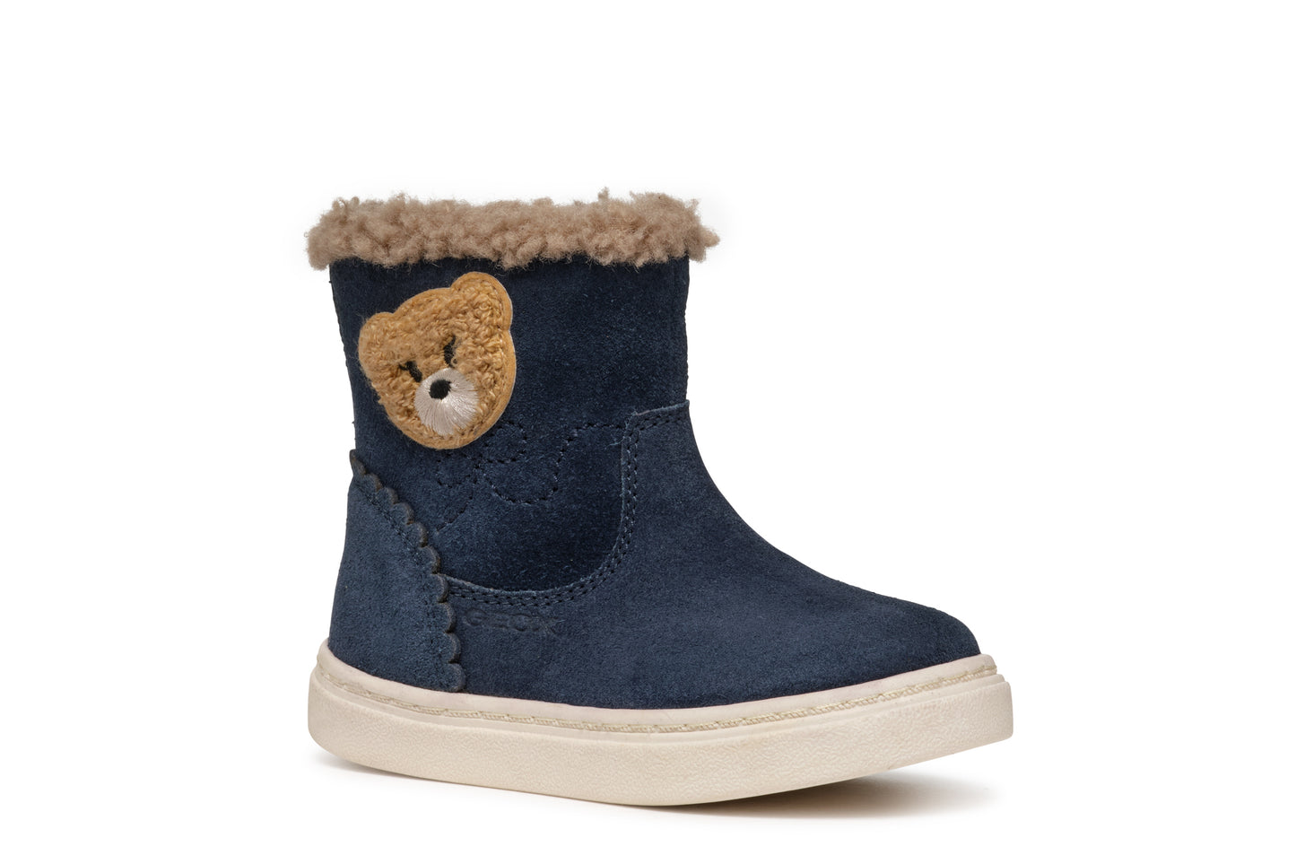 Baby Nashik Navy Suede Warm Lined Boot