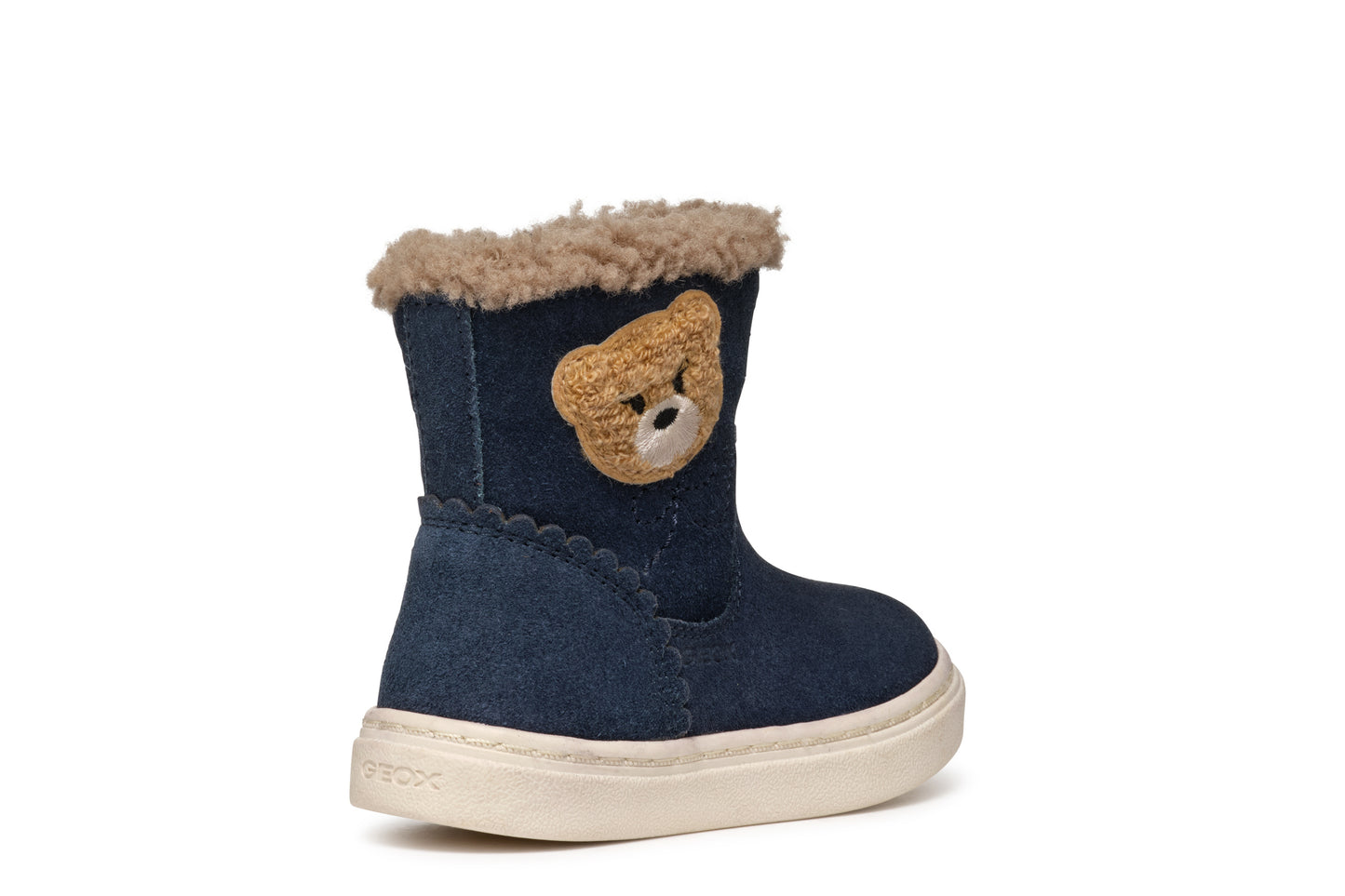 Baby Nashik Navy Suede Warm Lined Boot