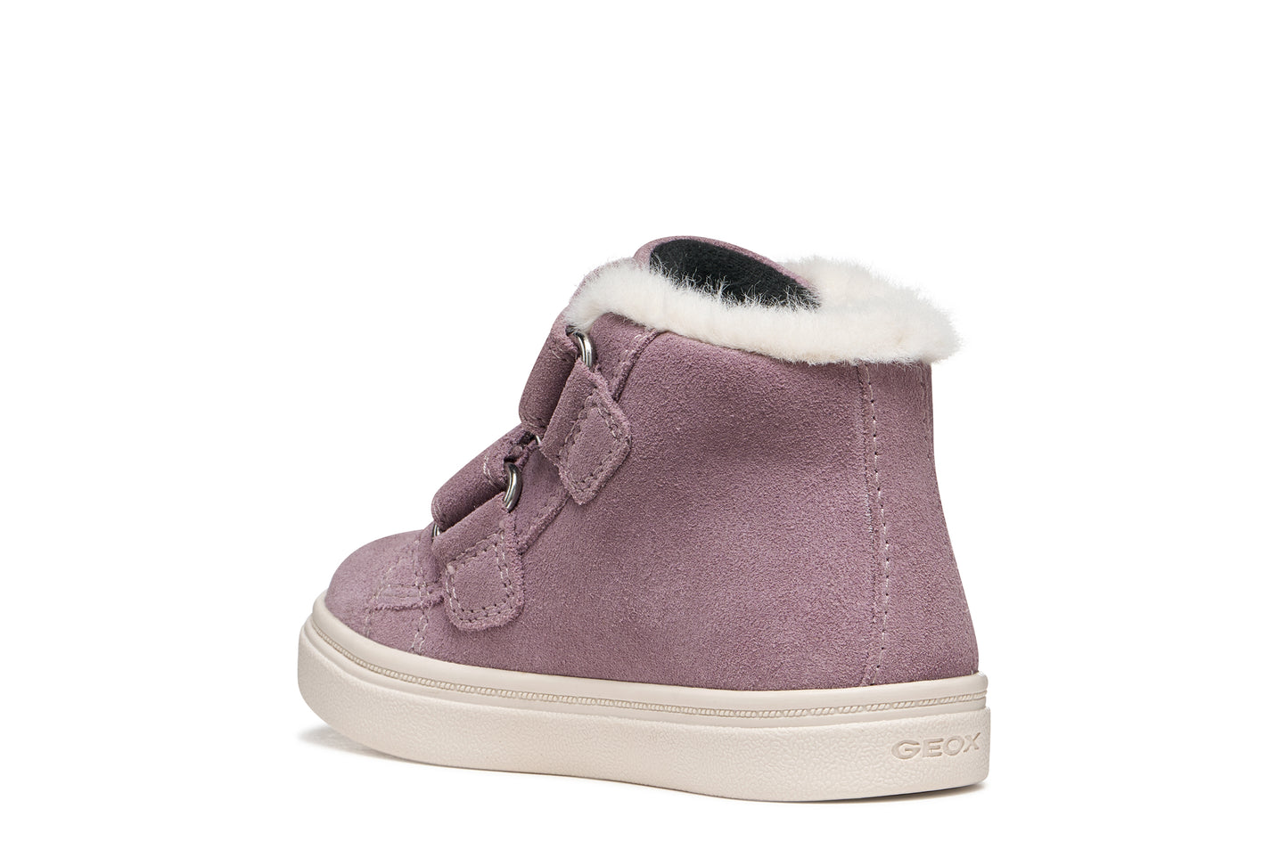 Nashik Toddler Girls Waterproof Light Prune Leather High Top Boot