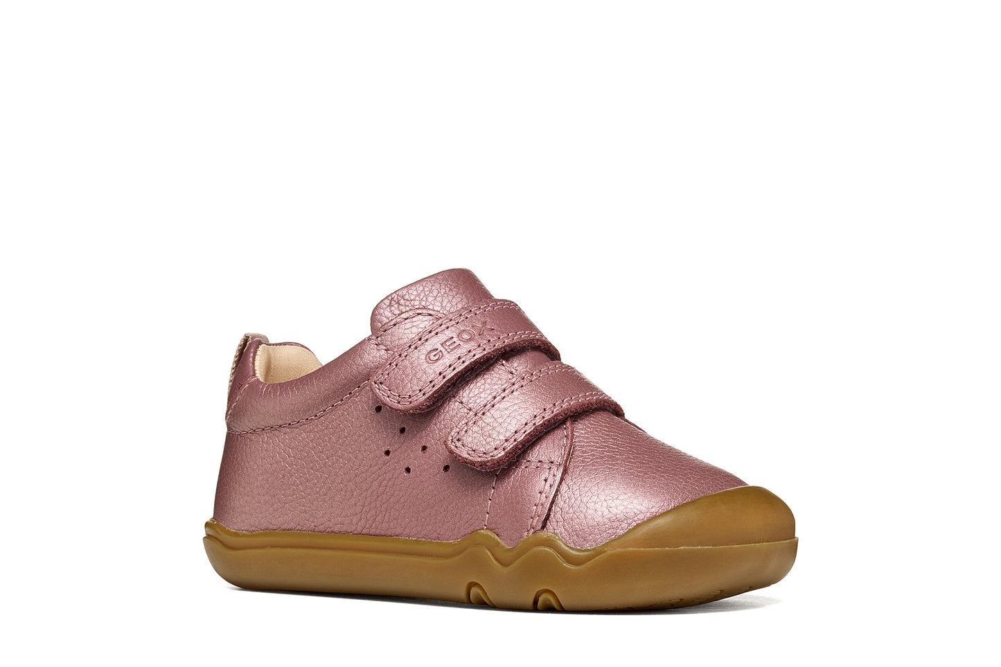 Baby Steppieup Dark Rose Leather Barefoot First Shoe