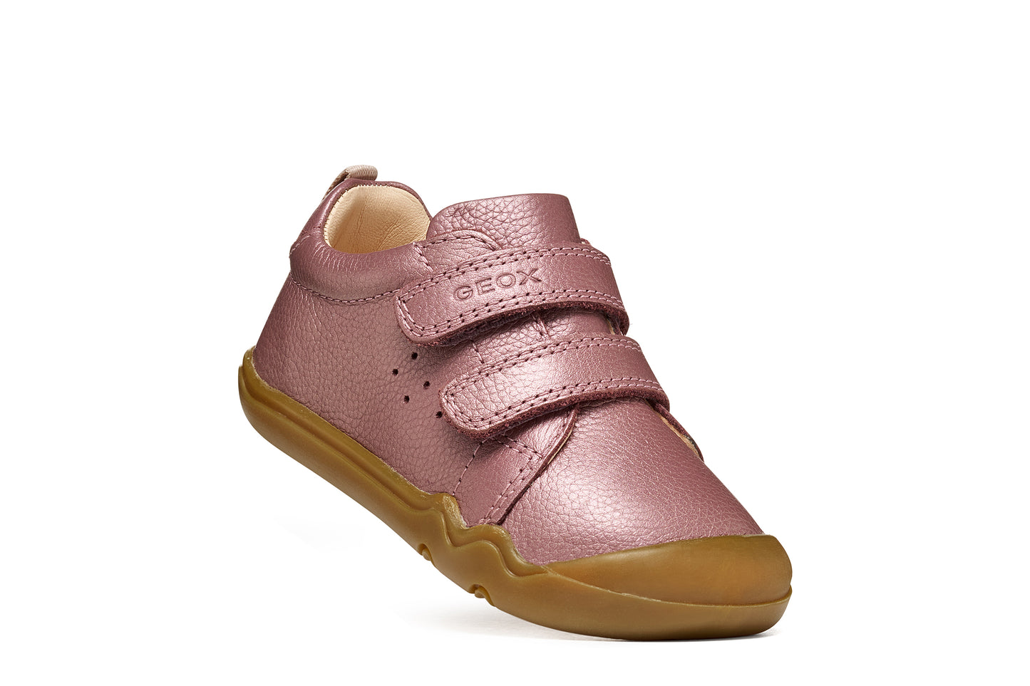 Baby Steppieup Dark Rose Leather Barefoot First Shoe