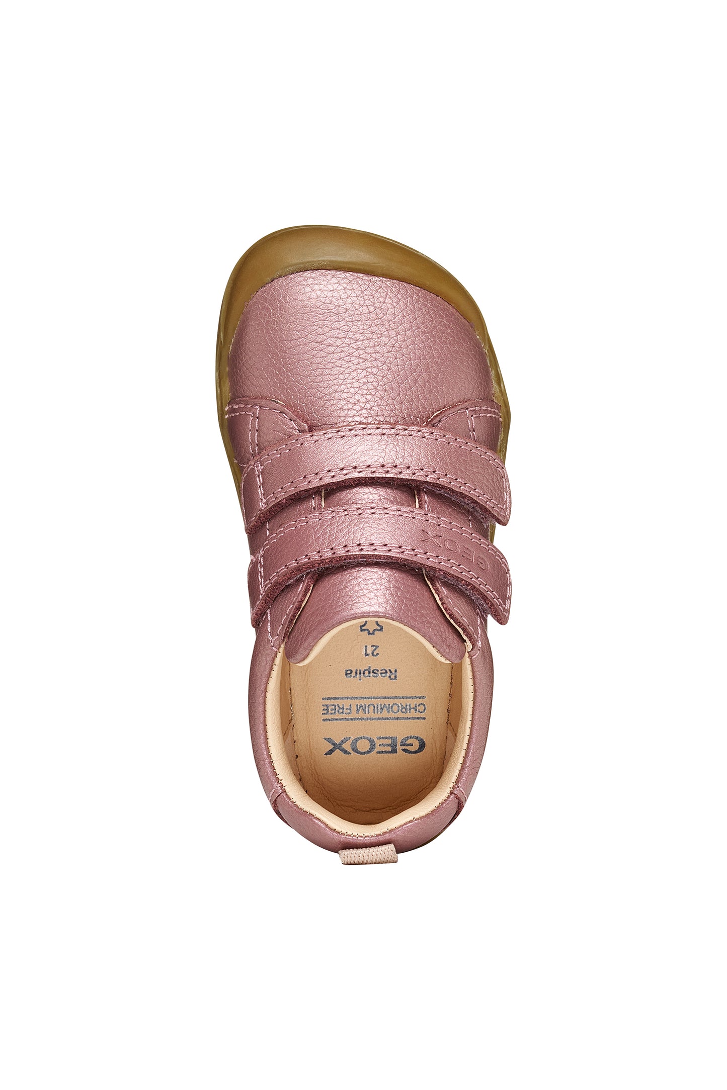 Baby Steppieup Dark Rose Leather Barefoot First Shoe