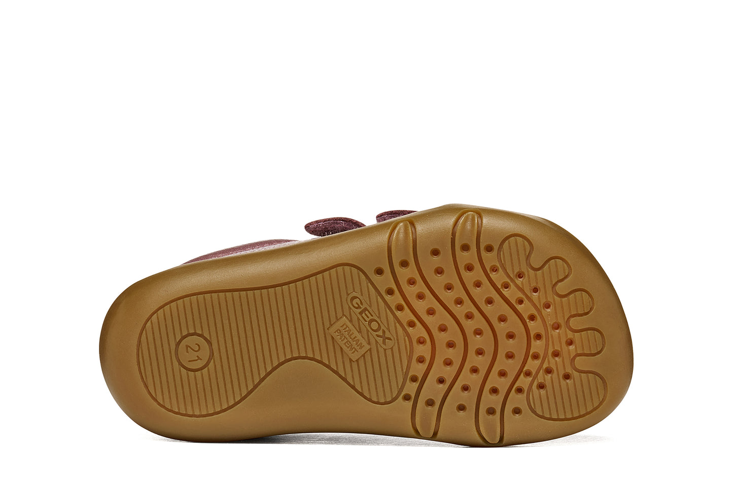Baby Steppieup Dark Rose Leather Barefoot First Shoe
