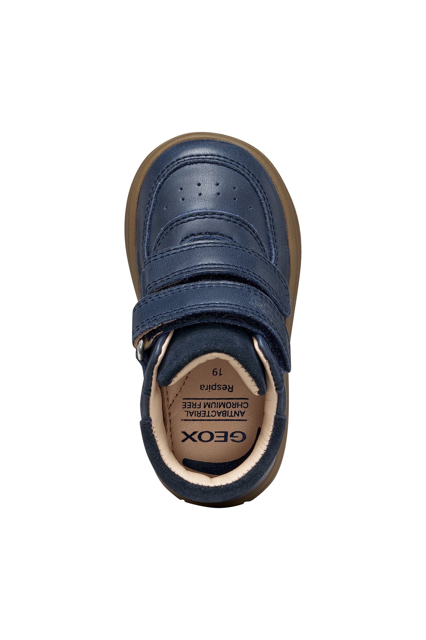 Biglia Baby Navy Leather First Shoe