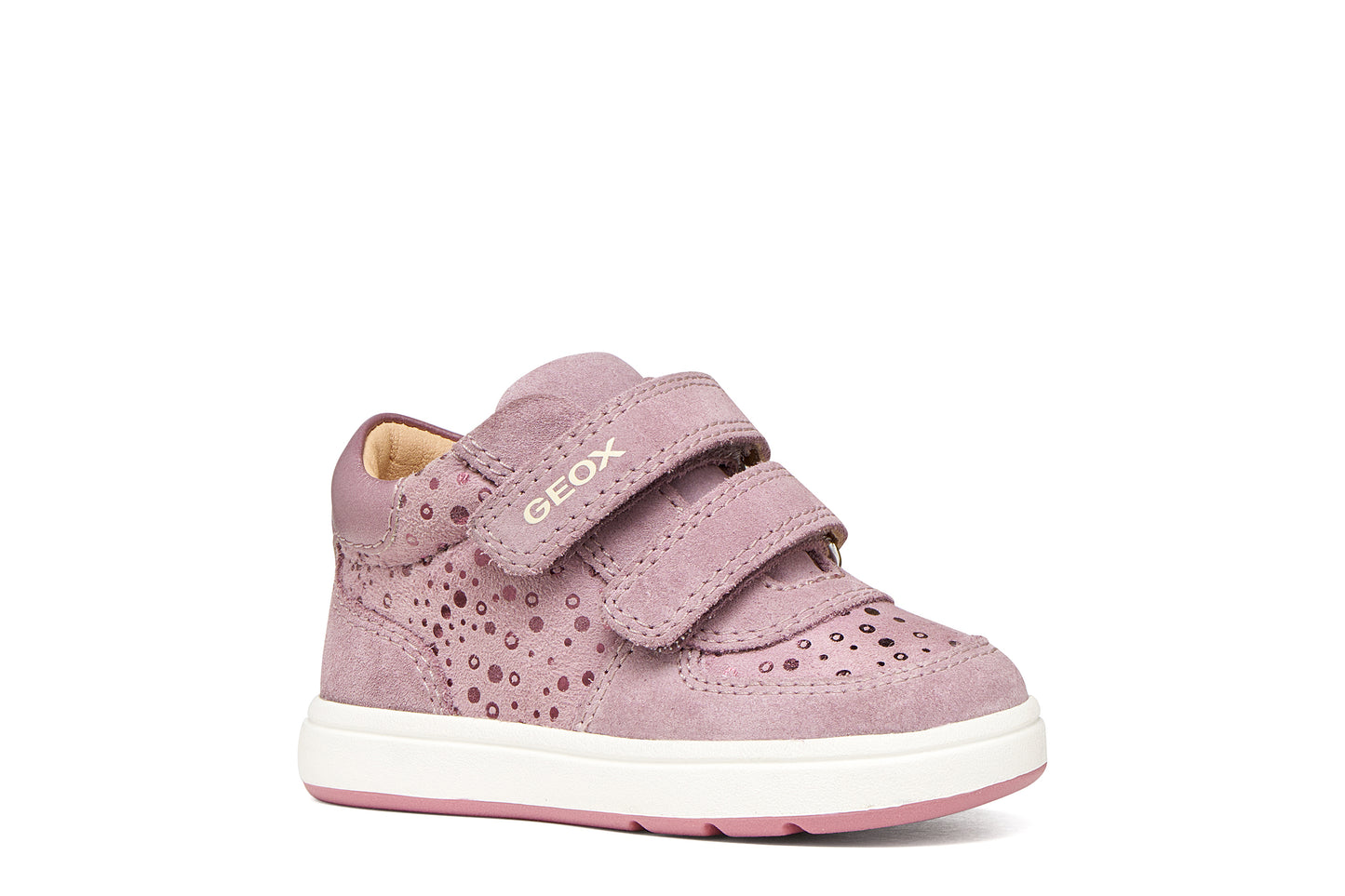 Baby Biglia Dark Pink Nubuk Leather First Shoe