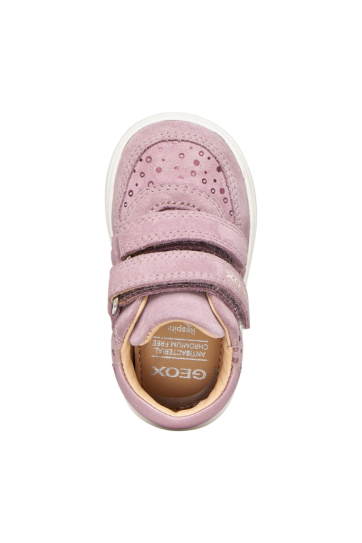 Baby Biglia Dark Pink Nubuk Leather First Shoe