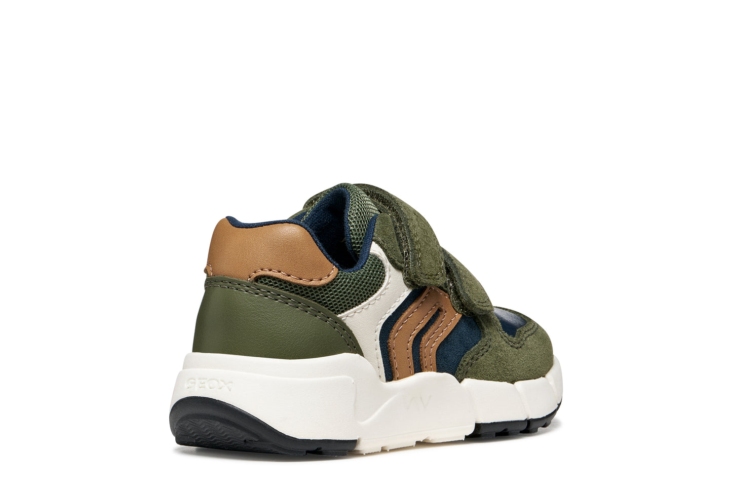 Flexyper Mini Baby Boys Musk/Cognac Low Top Trainer