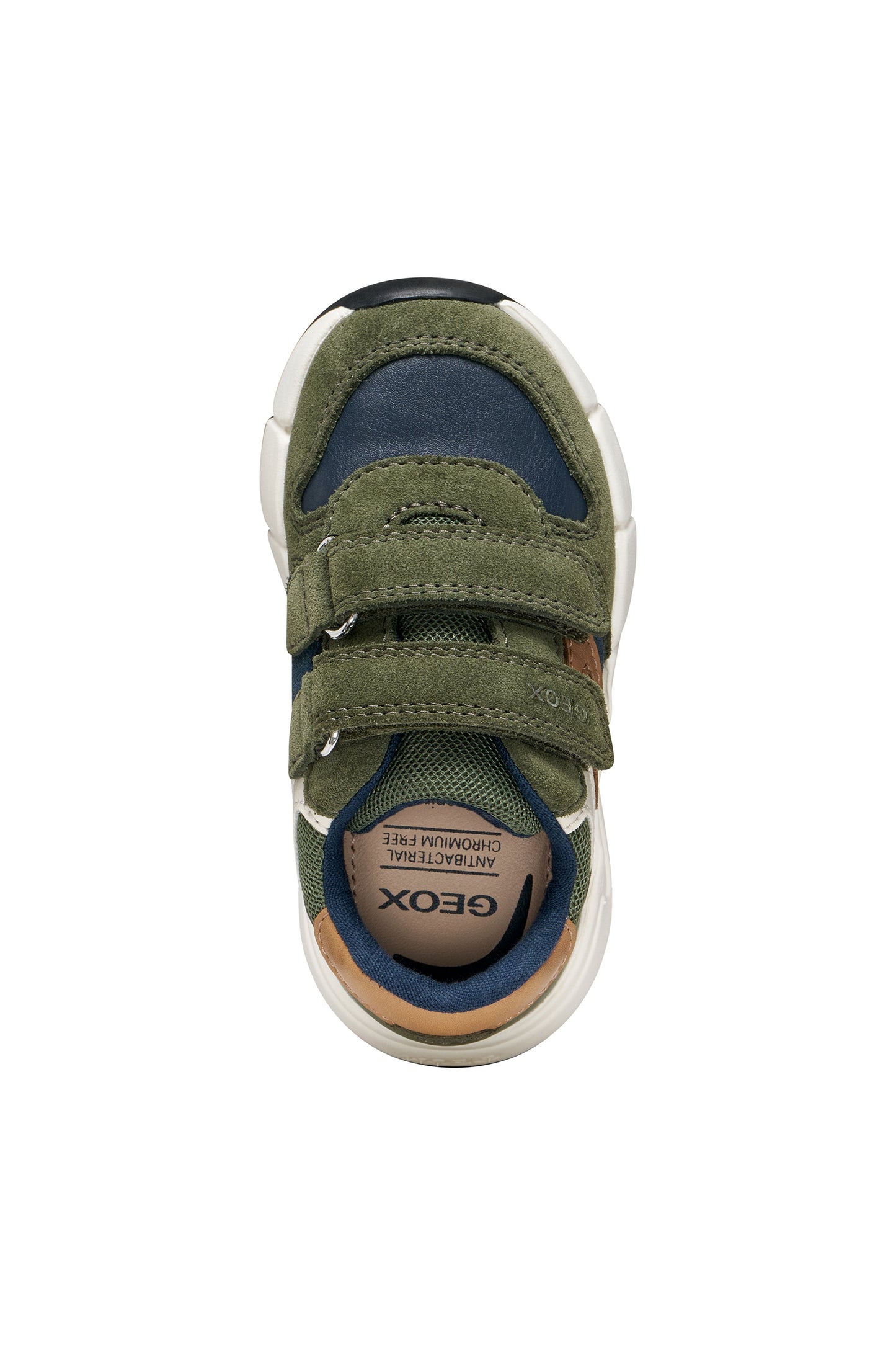 Flexyper Mini Baby Boys Musk/Cognac Low Top Trainer