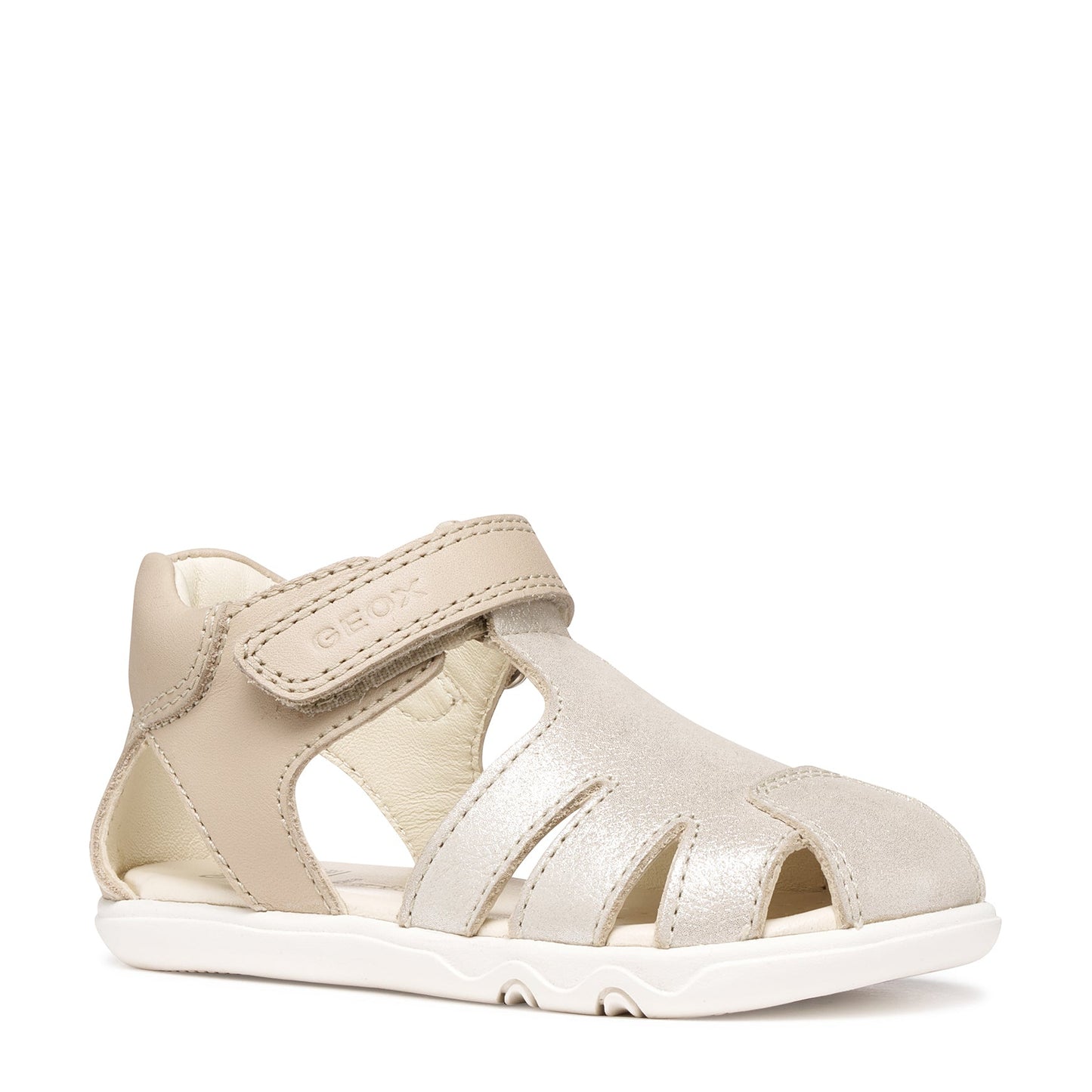 Baby Steppieup Barefoot Beige Leather Sandal
