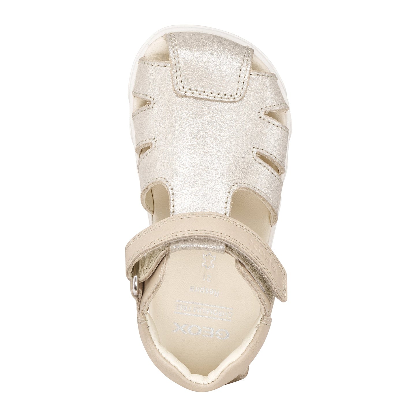 Baby Steppieup Barefoot Beige Leather Sandal