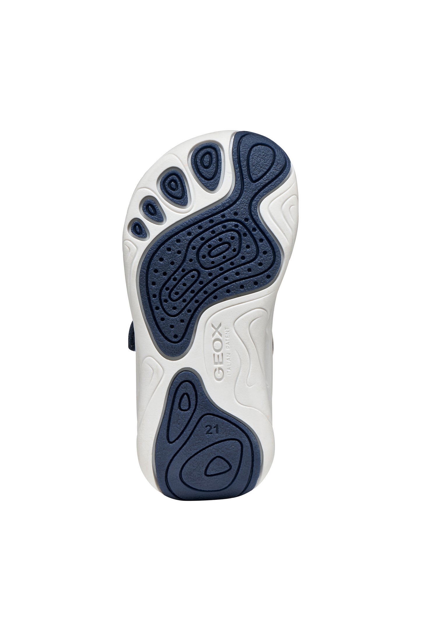 Foot-Run Navy/White Toddlers Barefoot Trainer