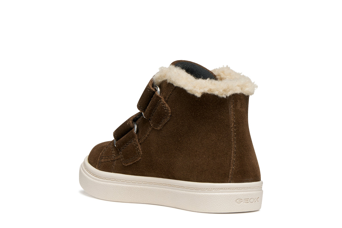 Nashik Toddler Waterproof Dark Brown Leather High Top Boot