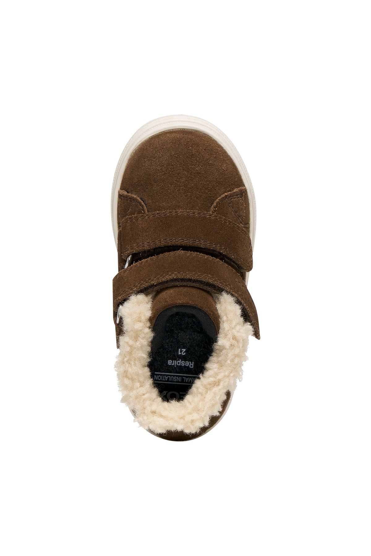 Nashik Toddler Waterproof Dark Brown Leather High Top Boot